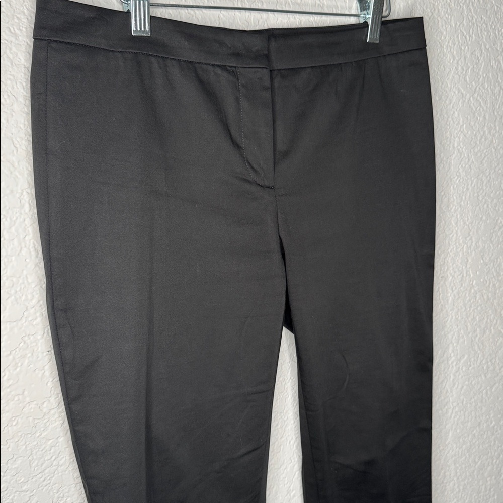 Incotex Italian Cotton Tailored Trouser Dress Pants Slim Leg Black IT46 US Large - Picture 3 of 6